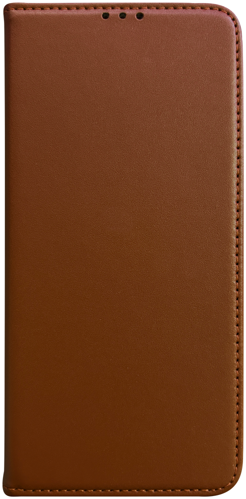 Samsung Galaxy A26 5G (SM-A266B/DS) oldalra nyíló flipes bőrtok valódi bőr barna