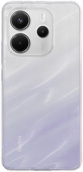 Xiaomi Redmi Note 14 4G szilikon tok közepesen ütésálló kameravédővel átlátszó