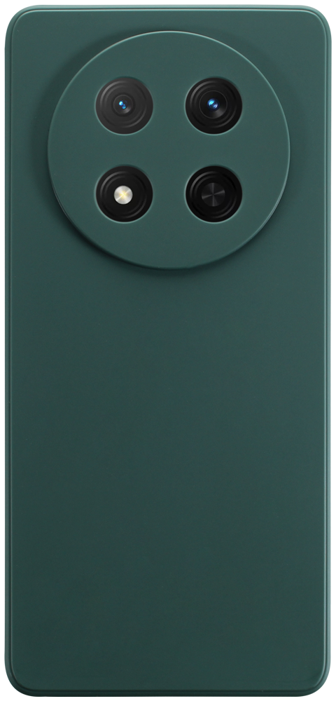 Honor Magic 7 Lite szilikon tok kameravédővel matt sötétzöld