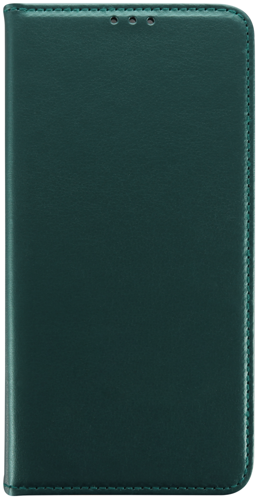 Samsung Galaxy A15 5G (SM-A156B) oldalra nyíló flipes bőrtok asztali tartó funkciós sötétzöld