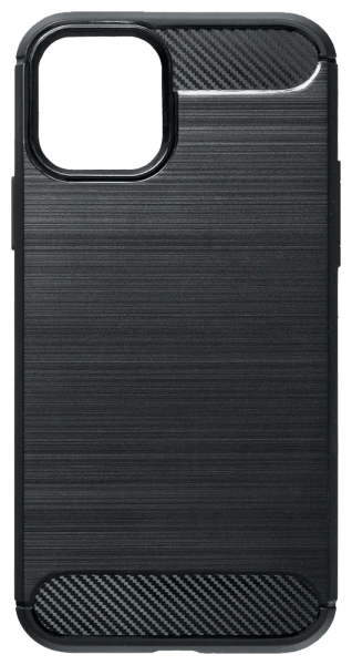 Samsung Galaxy A17 4G (SM-A175F) ütésálló szilikon tok szálcsiszolt-karbon minta légpárnás sarok fekete