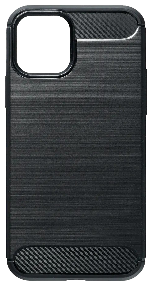 Samsung Galaxy A17 5G (SM-A176B) ütésálló szilikon tok szálcsiszolt-karbon minta légpárnás sarok fekete