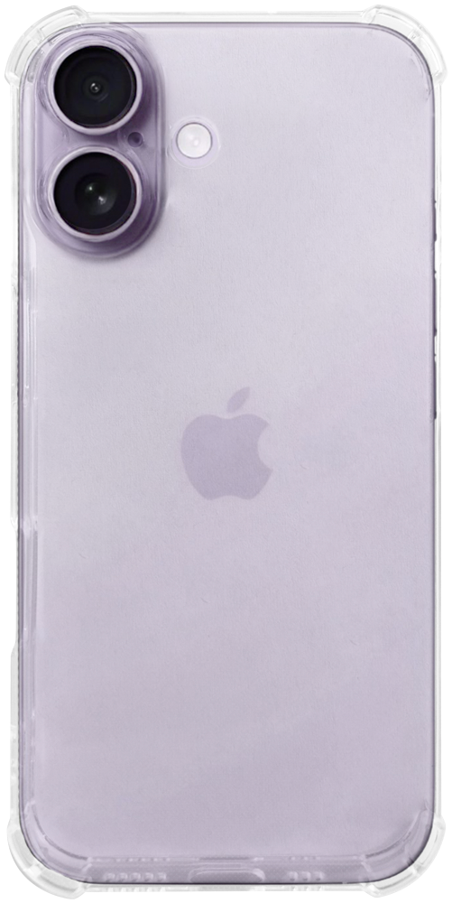 Apple iPhone 17 szilikon tok közepesen ütésálló légpárnás sarok kameravédővel átlátszó