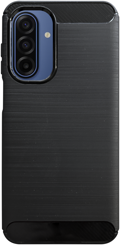 Samsung Galaxy A17 4G (SM-A175F) ütésálló szilikon tok szálcsiszolt-karbon minta légpárnás sarok fekete