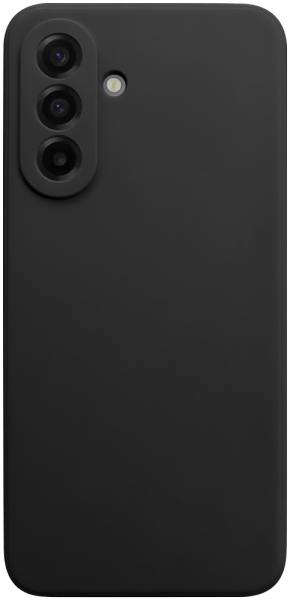 Samsung Galaxy A17 4G (SM-A175F) szilikon tok kameravédővel matt fekete