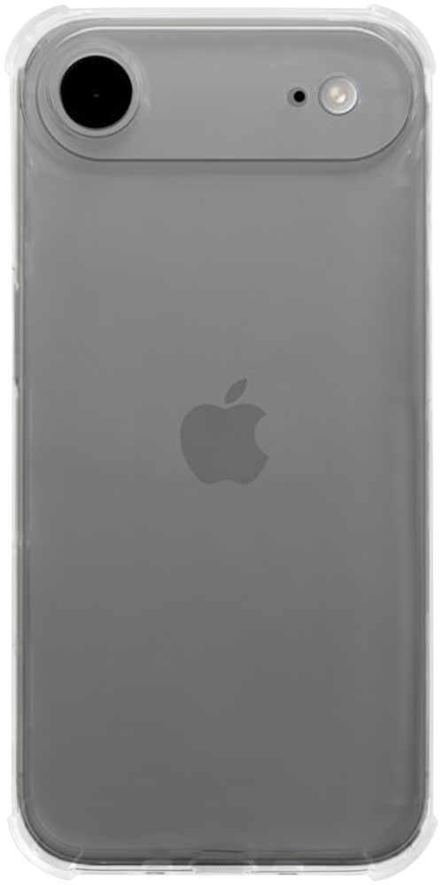 Apple iPhone 17 Air szilikon tok közepesen ütésálló légpárnás sarok kameravédővel átlátszó