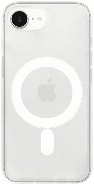 Apple iPhone 16e (SE 2025) szilikon tok gyári MagSafe átlátszó