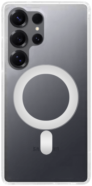 Samsung Galaxy S25 Ultra (SM-S938B) szilikon tok gyári MagSafe átlátszó