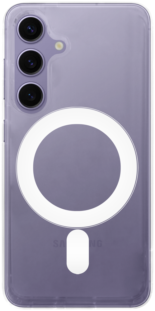 Samsung Galaxy S24 (SM-S921B) szilikon tok gyári MagSafe átlátszó