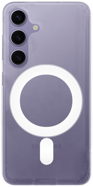 Samsung Galaxy S24 (SM-S921B) szilikon tok gyári MagSafe átlátszó