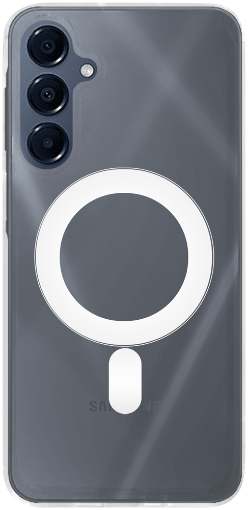 Samsung Galaxy A16 5G (SM-A166B/DS) szilikon tok gyári MagSafe átlátszó