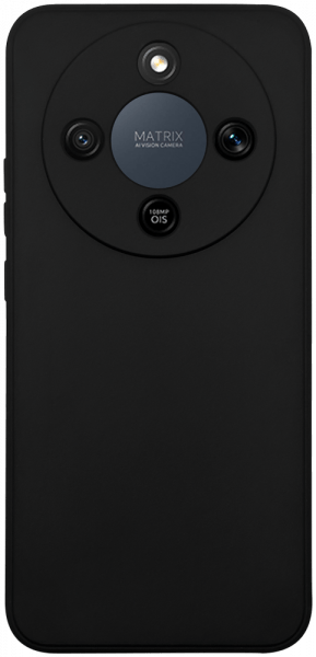 Huawei Honor Magic 8 Lite szilikon tok kameravédővel matt fekete