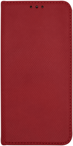 Huawei Honor Magic 8 Lite oldalra nyíló flipes bőrtok rombusz mintás piros