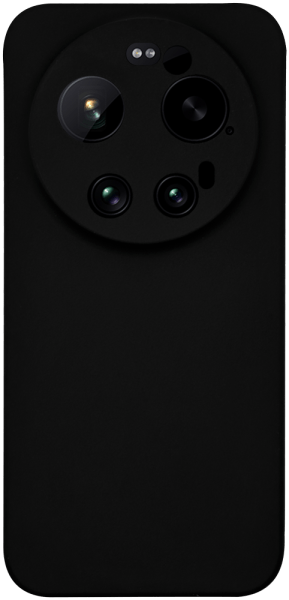 Xiaomi 17 Ultra szilikon tok kameravédővel matt fekete