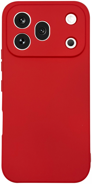 Huawei Honor 600 pro szilikon tok kameravédővel matt piros