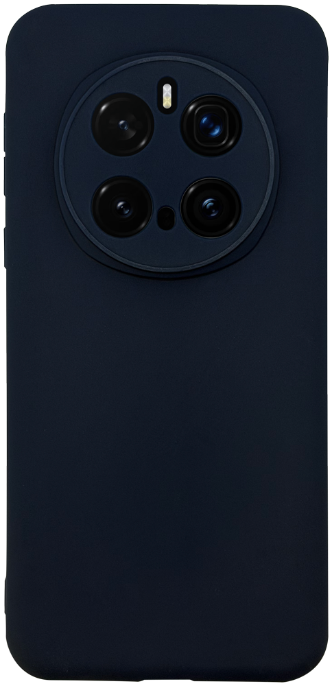 Huawei Honor Magic 7 Pro szilikon tok kameravédővel matt sötétkék